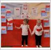 Galeria zdjęć: Święto Flagi w Samorządowym Klubie Dziecięcym i Samorządowym Klubie Malucha w Gorzkowicach. Link otwiera powiększoną wersję zdjęcia.