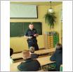 Galeria zdjęć: Spotkanie z policjantem - SP Krzemieniewice. Link otwiera powiększoną wersję zdjęcia.