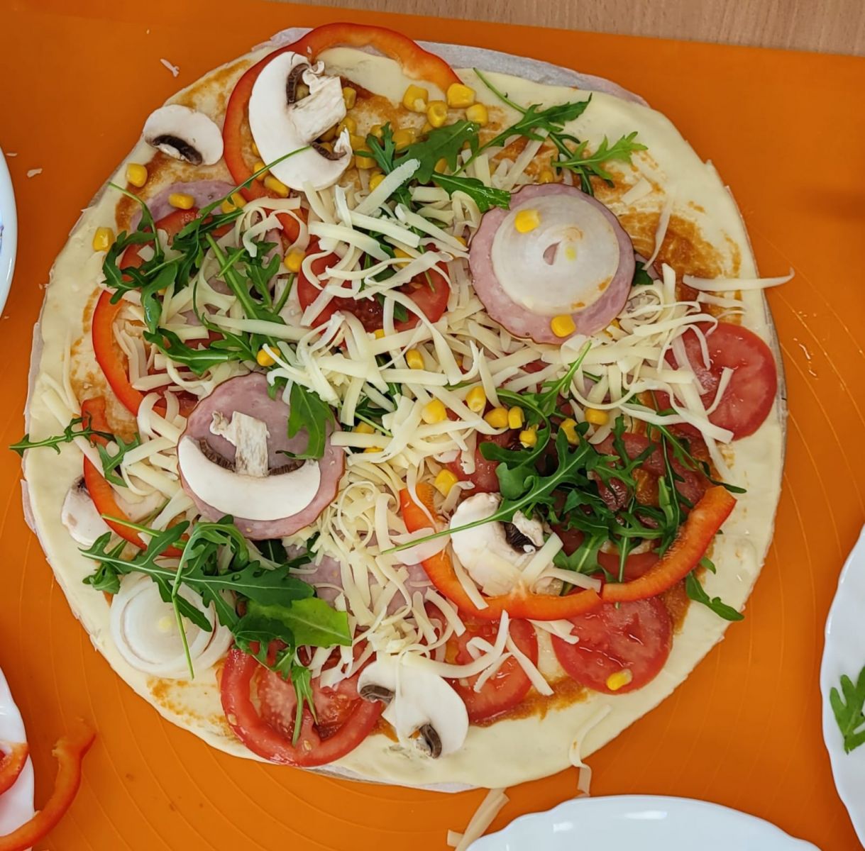 Międzynarodowych Dzień Pizzy w Samorządowym Klubie Dziecięcym w Gorzkowicach