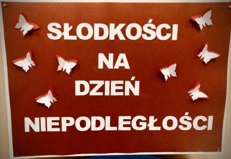 Rada Rodziców z Przedszkola Samorządowego w Gorzkowicach zaprasza na kiermasz "Słodkości na Dzień Niepodległości"