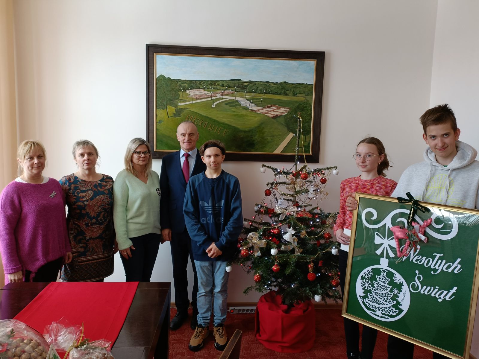 Świąteczna wizyta uczniów Szkoły Podstawowej w Gorzkowicach