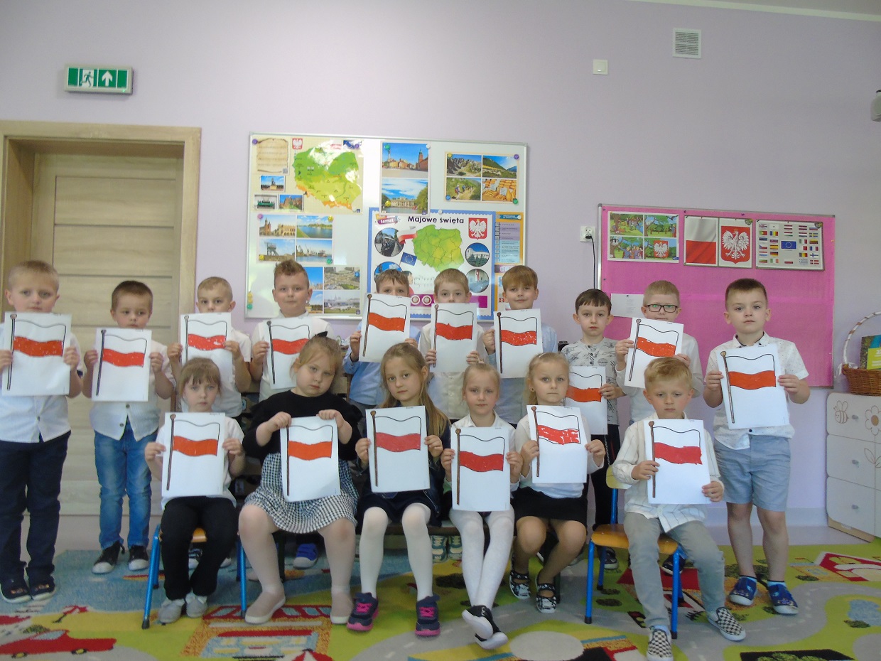 Dzień Flagi w Przedszkolu Samorządowym w Gorzkowicach