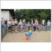 Galeria zdjęć: Poświęcenie i oddanie do użytku placu zabaw w Kotkowie. Link otwiera powiększoną wersję zdjęcia.