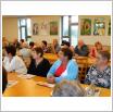 Galeria zdjęć: Spotkanie z członkami Klubu Seniora Gorzkowice. Link otwiera powiększoną wersję zdjęcia.