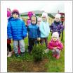 Galeria zdjęć: Dzień Drzewa w Przedszkolu Samorządowym w Gorzkowicach. Link otwiera powiększoną wersję zdjęcia.