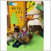 Galeria zdjęć: Leśne zwierzęta realizacja zajęć w Samorządowym Klubie Dziecięcym w Gorzkowicach.. Link otwiera powiększoną wersję zdjęcia.